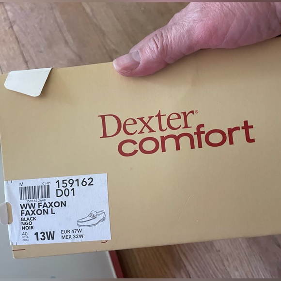 Dexter Comfort WW Faxon Men's Black Loafer Size 13W Wide Width with box - Picture 3 of 8